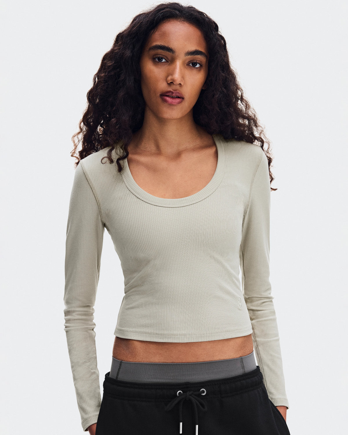 All-Day Ribbed Long-T